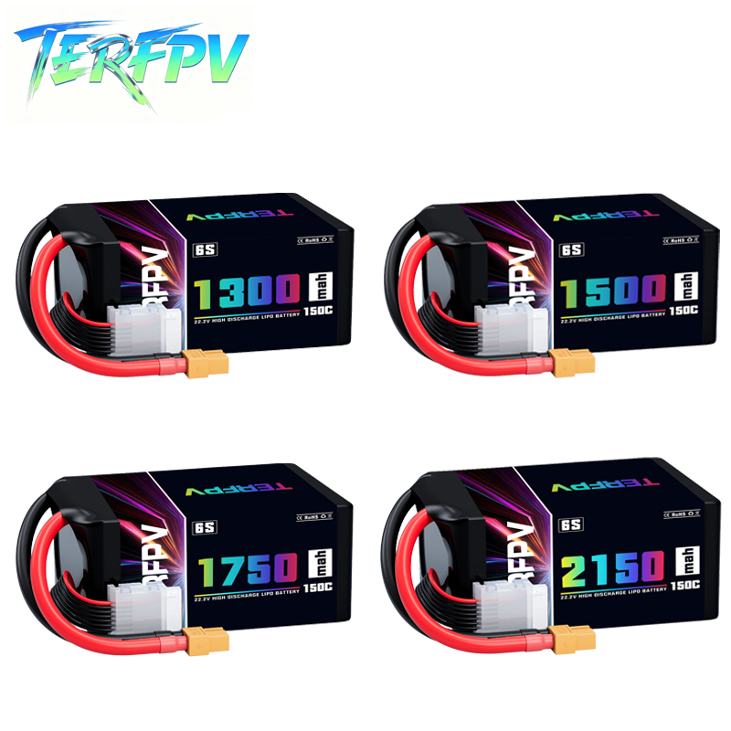 Drone Battery 6S - Akumulator Lipo TERFPV 6S 22.2V 1300/1500/1750/2150mAh