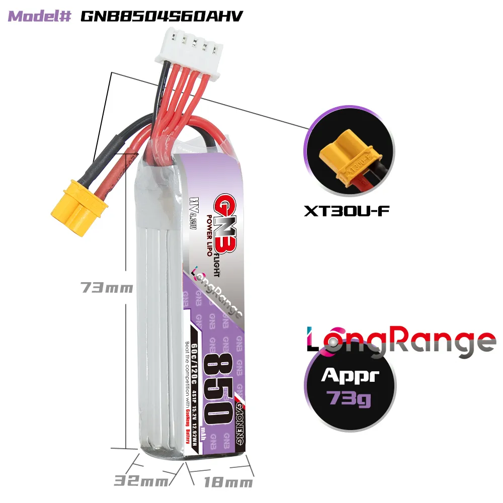 Akumulator LiPo GAONENG GNB 85 – Drone Battery 4S recenzja i cena