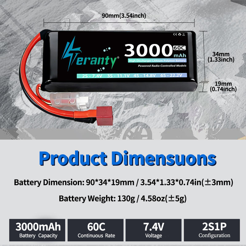 TERANTY 2S 3000mAh Bateria Lip – Drone Battery 4S recenzja i cena