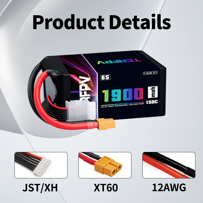 1/2 szt. Bateria TERFPV Lipo 6 – Drone Battery 6S recenzja i cena