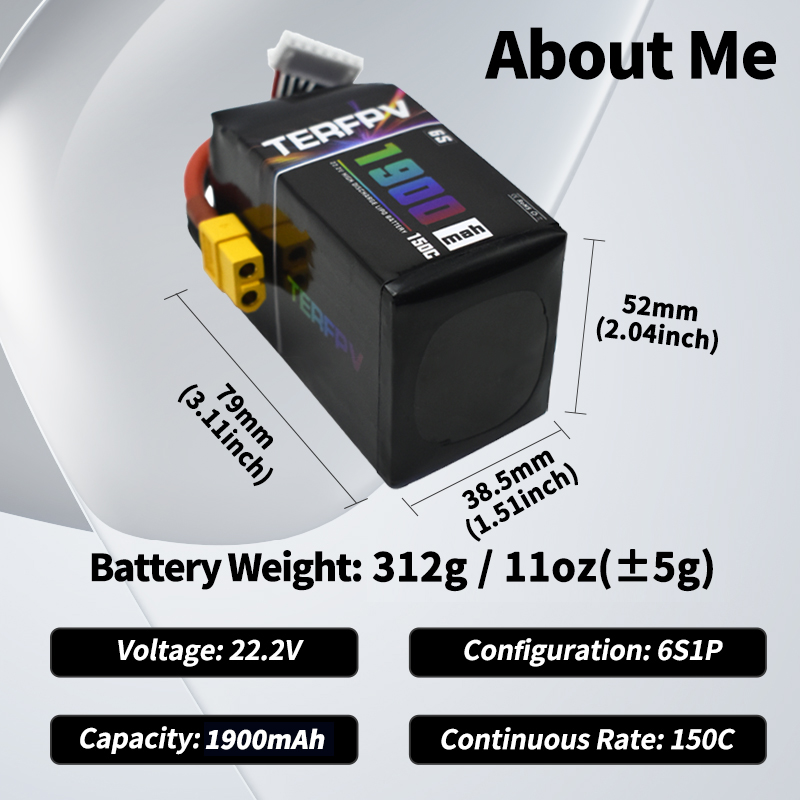 1/2 szt. Bateria TERFPV Lipo 6 – Drone Battery 6S recenzja i cena