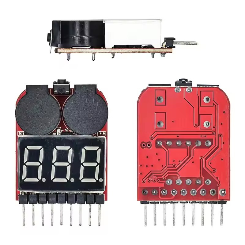 Oike 1-8S 2w1 Tester Napięcia  – Drone Battery Voltage Checker recenzja i cena