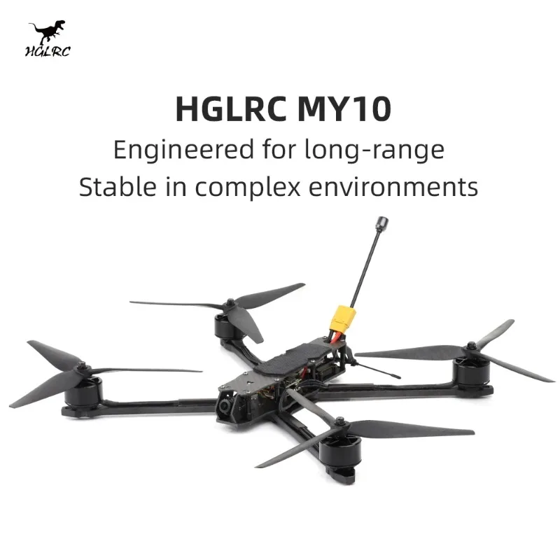 HGLRC MY10 Dron FPV Dalekiego  – Drone Battery 6S recenzja i cena