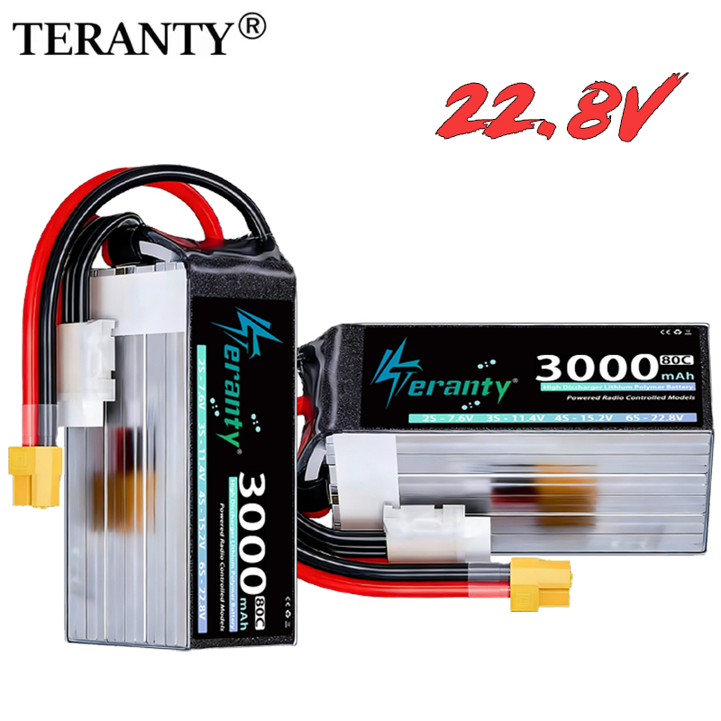 TERANTY 6S 22.8V 3000mAh 80C/1 – Drone Battery 6S recenzja i cena