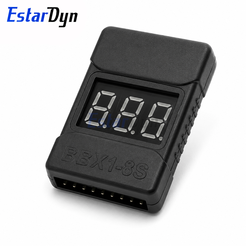 1-8S BBX1-8S 2w1 Tester Napięc – Drone Battery Voltage Checker recenzja i cena