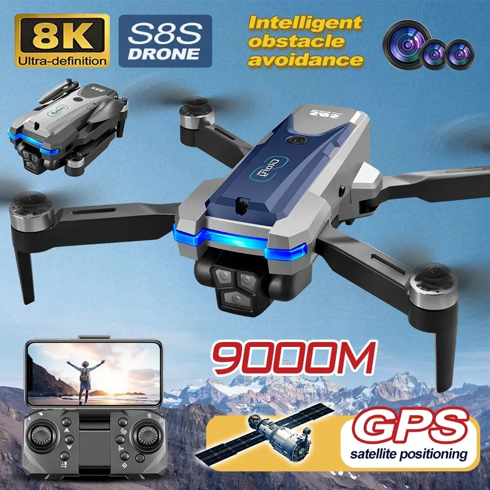 S8S GPS Drone 5G Wifi 8K HD Du – Drone Battery Box recenzja i cena